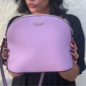 Kate Spade medium dome crossbody (Orchid)